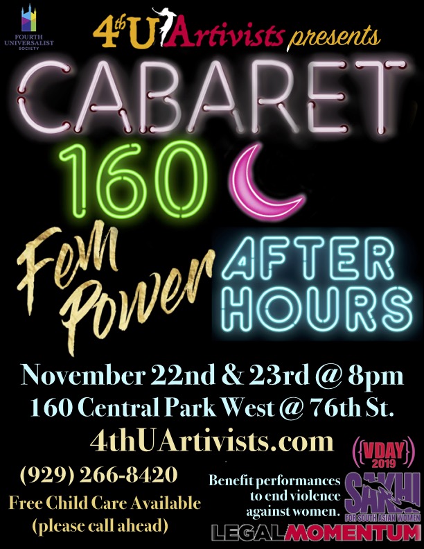 Cabaret 160 full-page flier